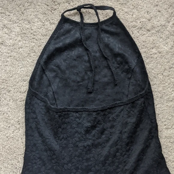 Black Halter Dress - Picture 4 of 5